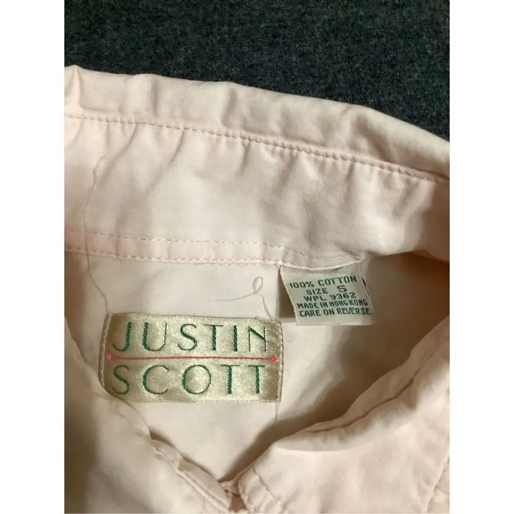 Vintage Justin Scott Button Down Shirt Size: S - Picture 6 of 7
